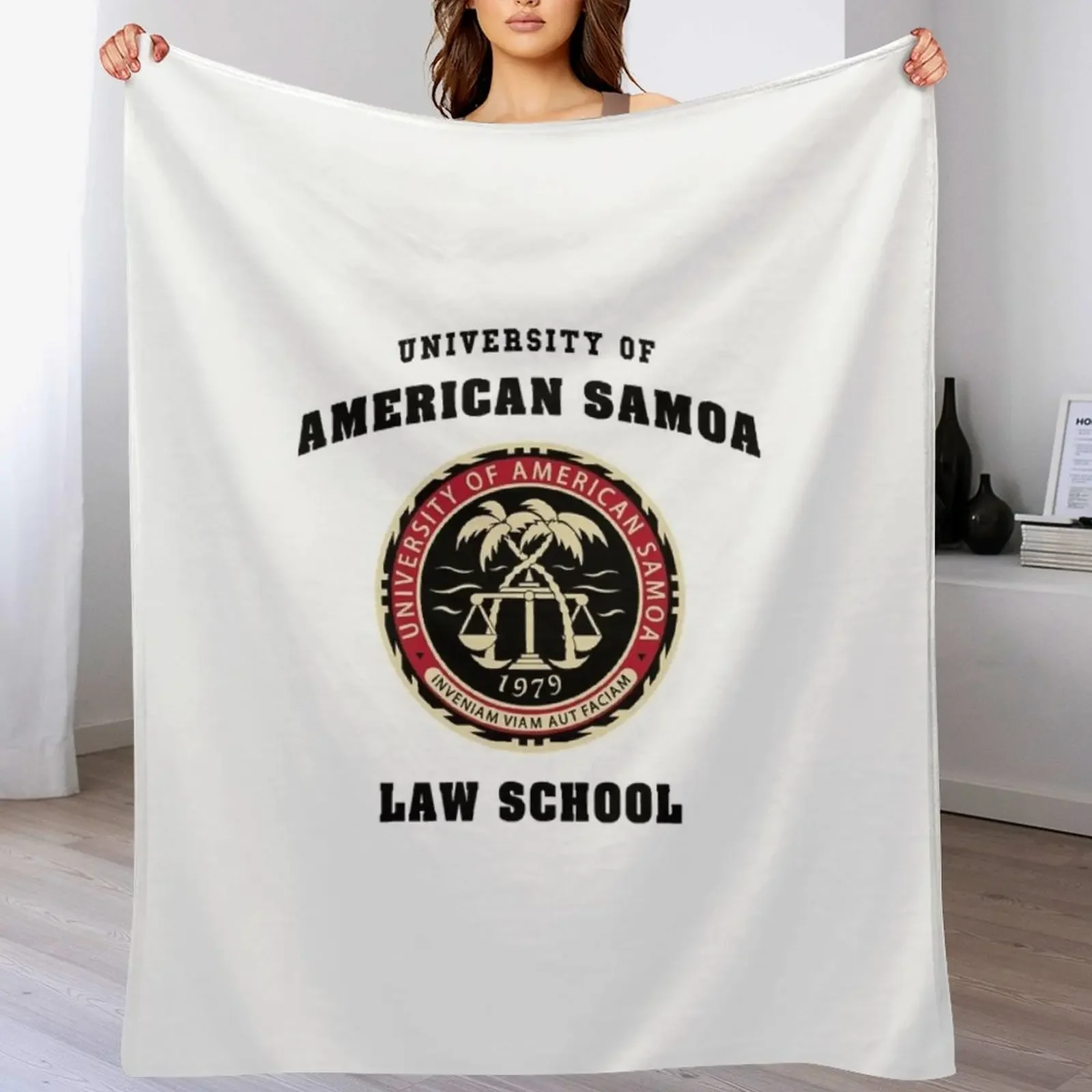 

University of American Samoa Law School Throw Blanket Flannels Decorative Sofas Extra Large Throw Hairy Blankets