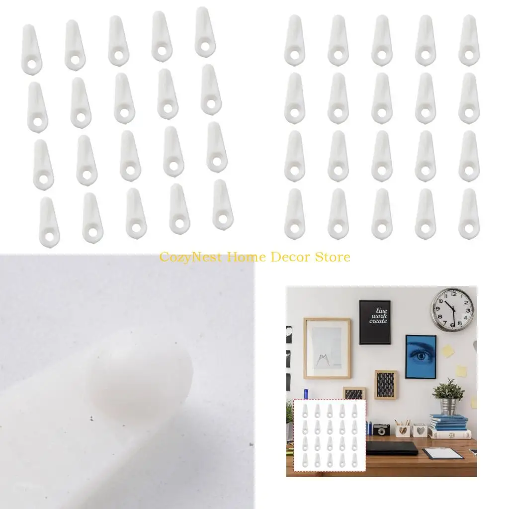 92MF Pack Of 20 Glass Door Retainers Clip Window Screen Holder Clip Frame Fastener