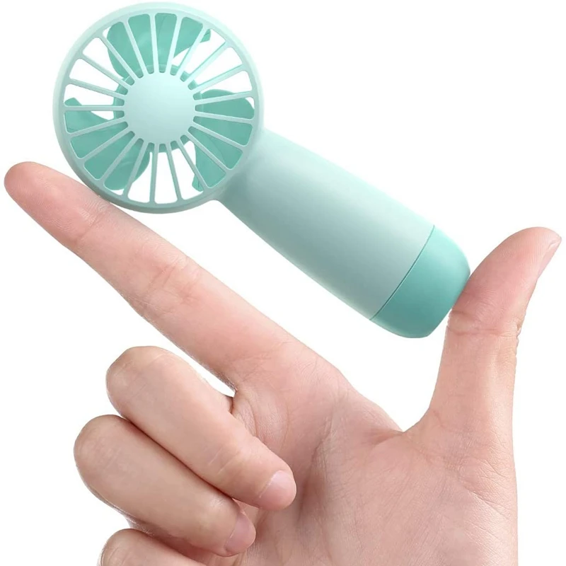 Mini Battery Operated Fan, Portable Handheld Fan With Lanyard, Personal Pocket Fan With 1500Mah Rechargeable Battery