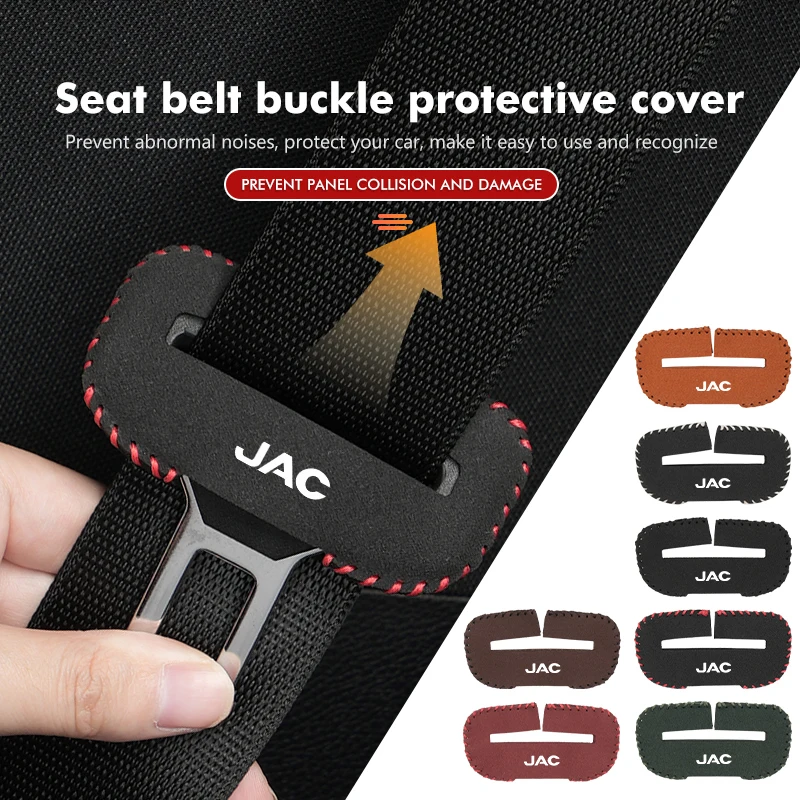 Motors Seat Belt Buckle Clip, Capa Protetora, Acessórios Do Carro, JAC J3 J2 S5 A5 J5 J6 J4 Vapor S2 T8, Refinar Placa