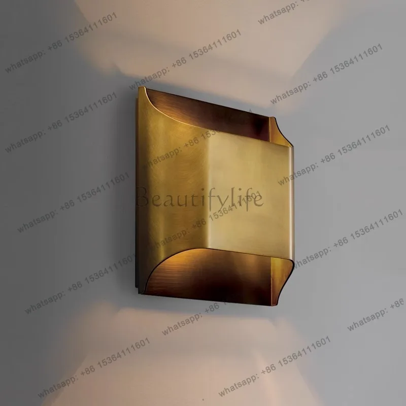 Cross-border all-copper light luxury post-modern minimalist designer creative luminous object
