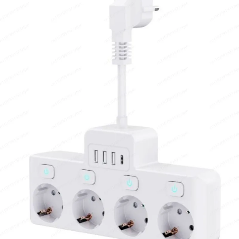 new European Standard Power Strip Expansion Compact One Turn Multi-belt Switch USB Short Line Plug-in Board