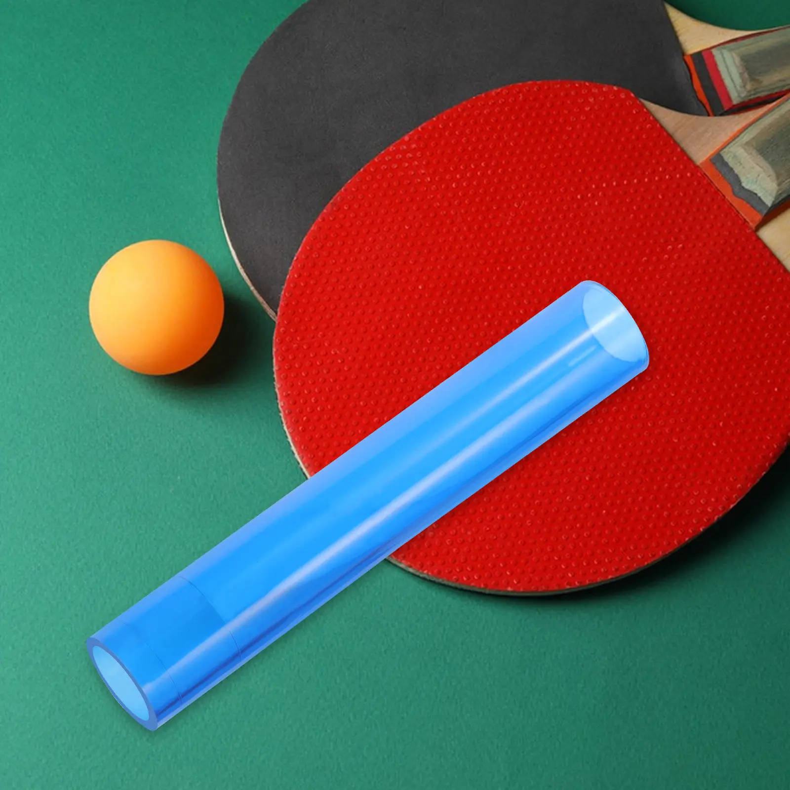 

Professional Ping Pong Bat Rubber Roller Stick Portable Reusable Plastic Tube Roller Pingpong Rubber Installation Tool for Table
