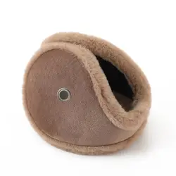 Plush Thicken Ear Warmers Stylish Diameter 13cm  Fleece Earmuffs Comfortable Unisex Earmuffs For Skiing And Snowboarding New