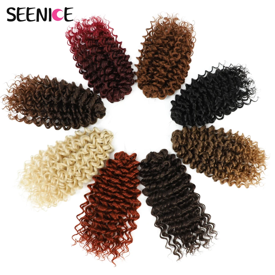 

Marshmallow Synthetic Afro Curl Crochet Hair Twist Braid Kinky Curly Braiding Hair Extensions Ombre Blonde Brown For Black Women
