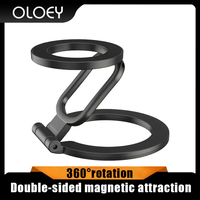 2025 Double-Sided MagSafe Phone Holder for iPhone 14/15/16, Foldable 360° Rotating Stand with Strong Magnet & Finger Grip Suppor