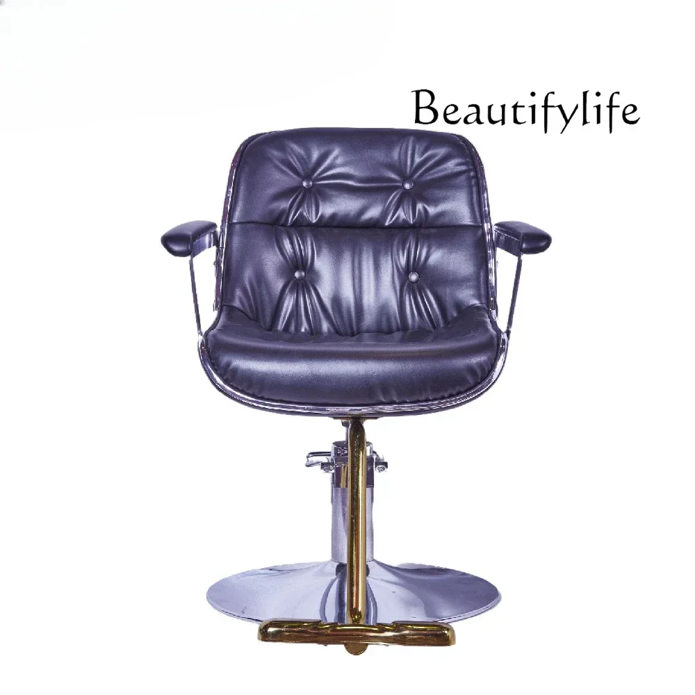 

2025Nordic style liftable rotating multi-functional hair cutting chair for barber shop