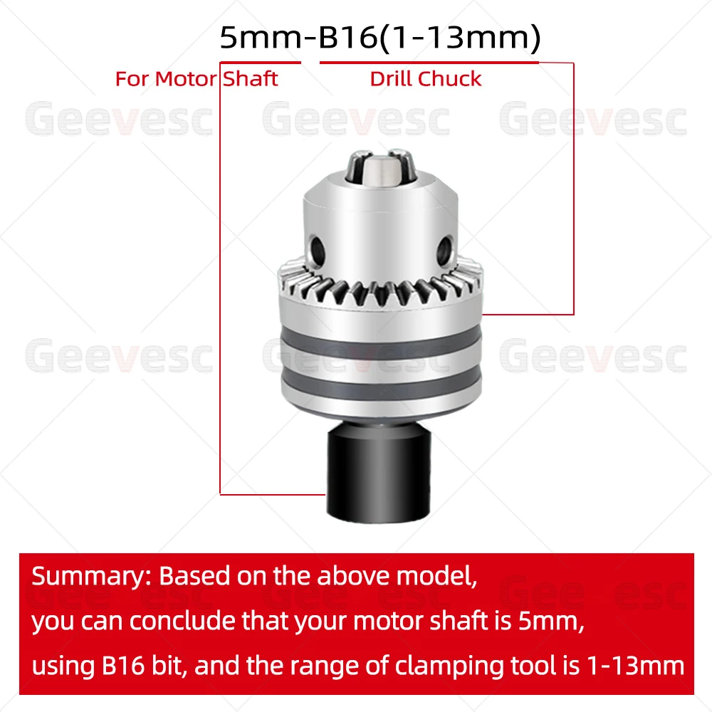 Light type Drill chuck adapter motor shaft drill chuck B10 B12 B16 B18 Locking drill chuck adapter sleeve motor machine taper