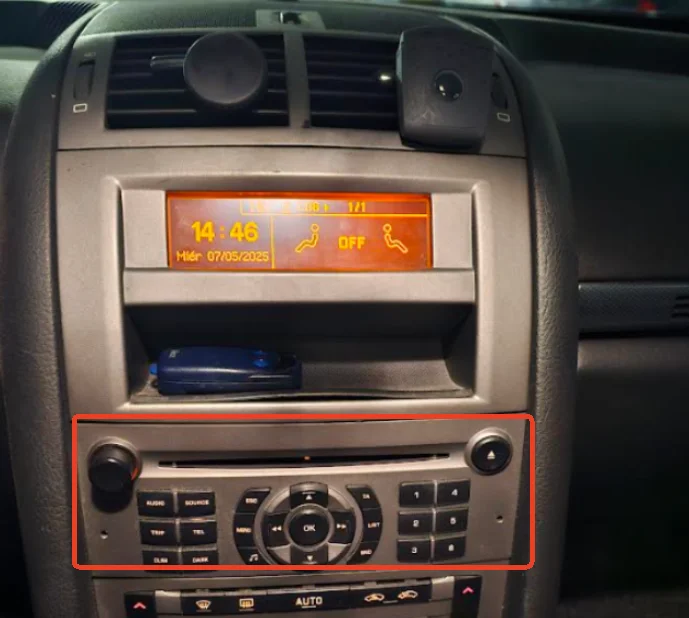 Junsun Kabelloses CarPlay Android Auto Autoradio für Peugeot 407 2004-2011 2 DIN Multimedia-Stereoanlage mit Eingebautem Kühlventilator GPS-Navigation SWC Bluetooth FM RDS DSP IPS-Bildschirm Auto-Intelligentes System 4G WiFi 8-Kern Plug&Play Haupteinheit – Detail 1