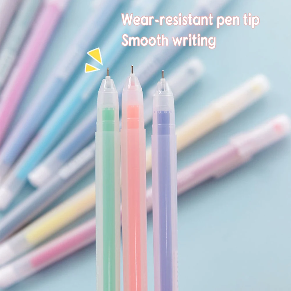 귀여운 젤리 컬러 젤 펜, 다목적 휴대용 필기 도구, 생일 선물