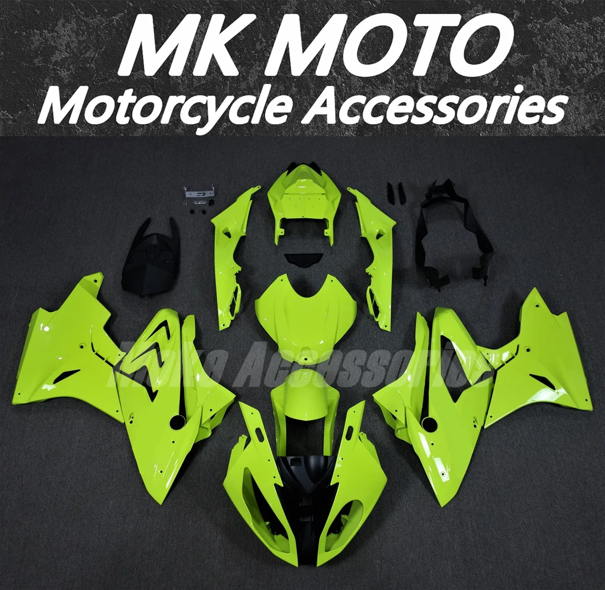 

Motorcycle Fairings Kit Fit For S1000rr 2017 2018 Bodywork Set High Quality ABS Injection Neon Fluorescence Black