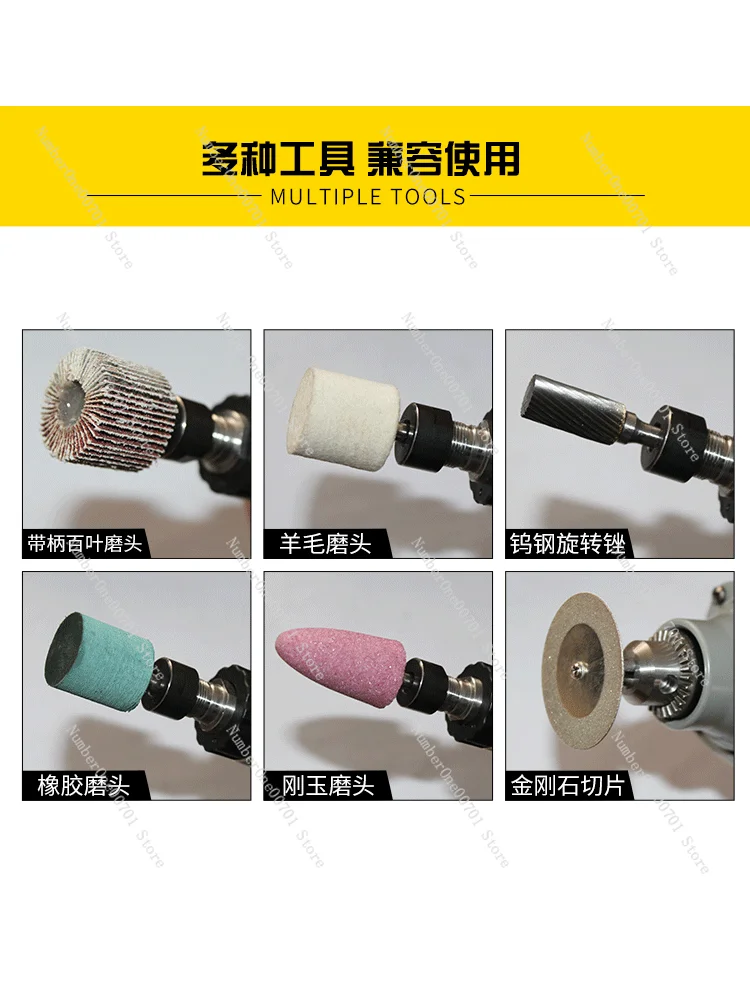 High Power Straight Grinder Electrical Grinding Machine Small Hand-Held Polishing Electric Polishing