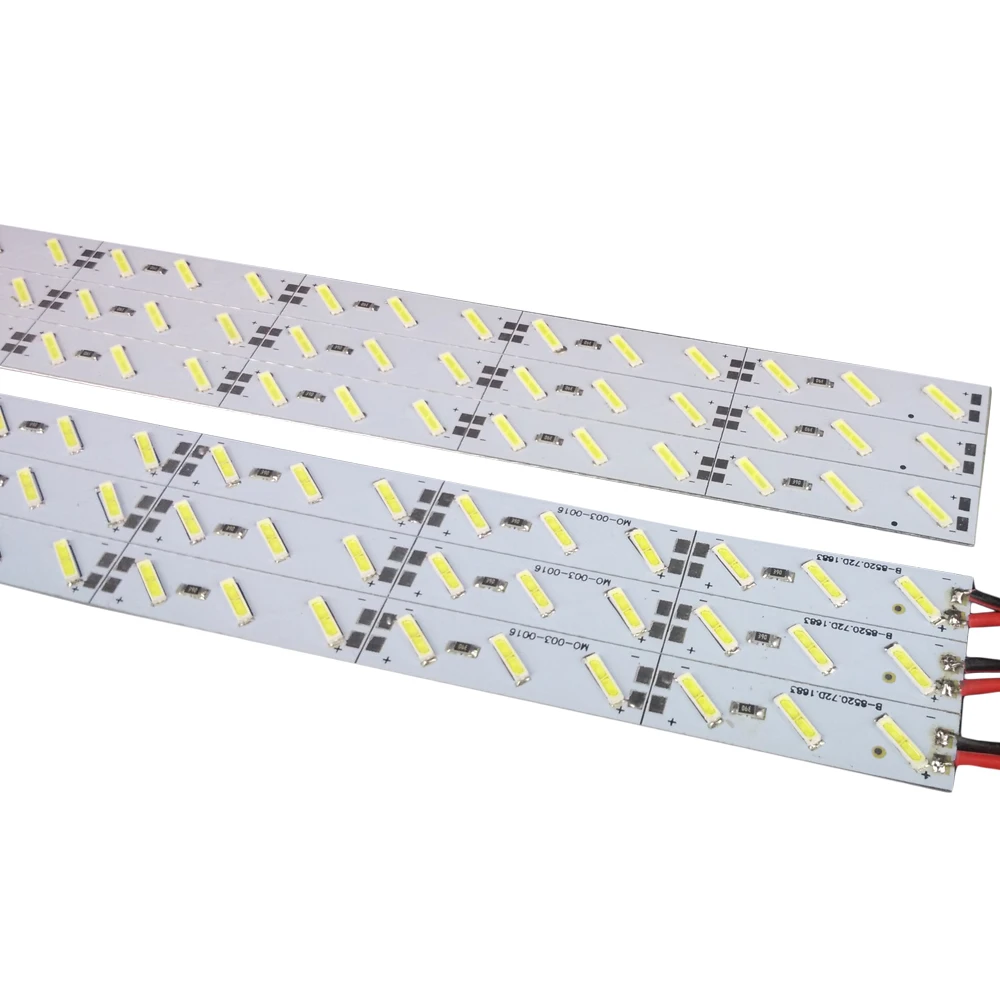 Imagem -04 - Barra de Luz Led 5050 5630 7020 8520 4014 12v Tira Rígida Led Branco Branco Quente Rgb sob Armário de Cozinha 50 Peças 0.5m 1m