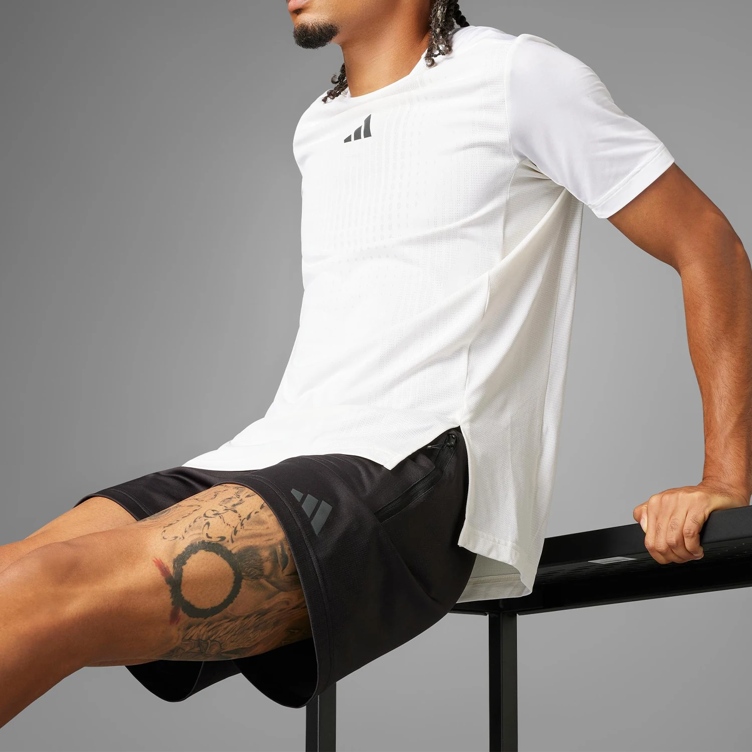 

Adidas 2025 Summer Men's Gym Training Breathable T-Shirt JE5747