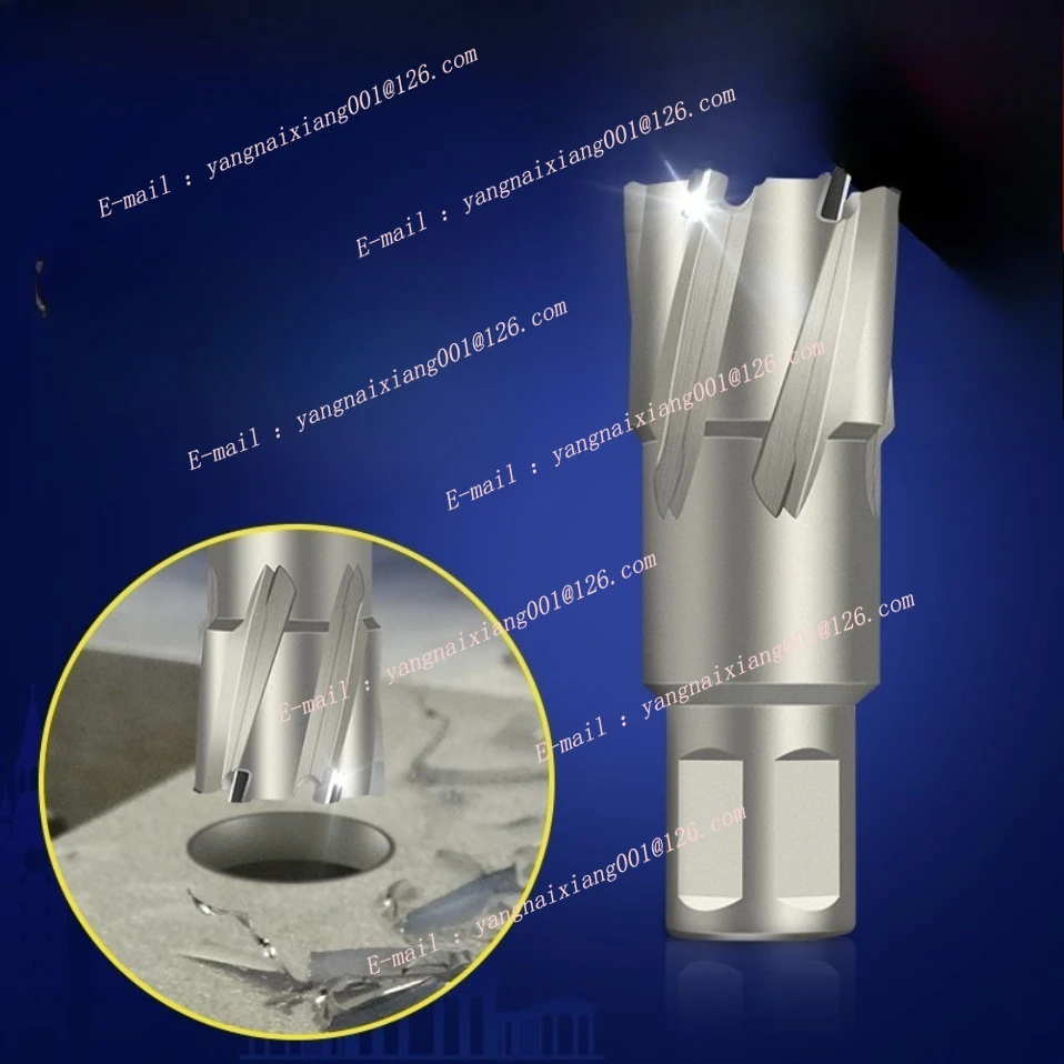 Carbide Tct Core Cutter Magnetic Drill Bit/Annular Cutter Bit Straight Shank Punch Holes Metal Alloy, Thick Steel Plate Tapper