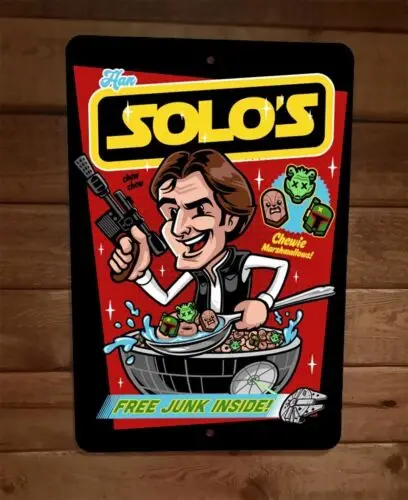 Solos Cereal Chewie Marshmallows 8x12 Metal Wall Sign