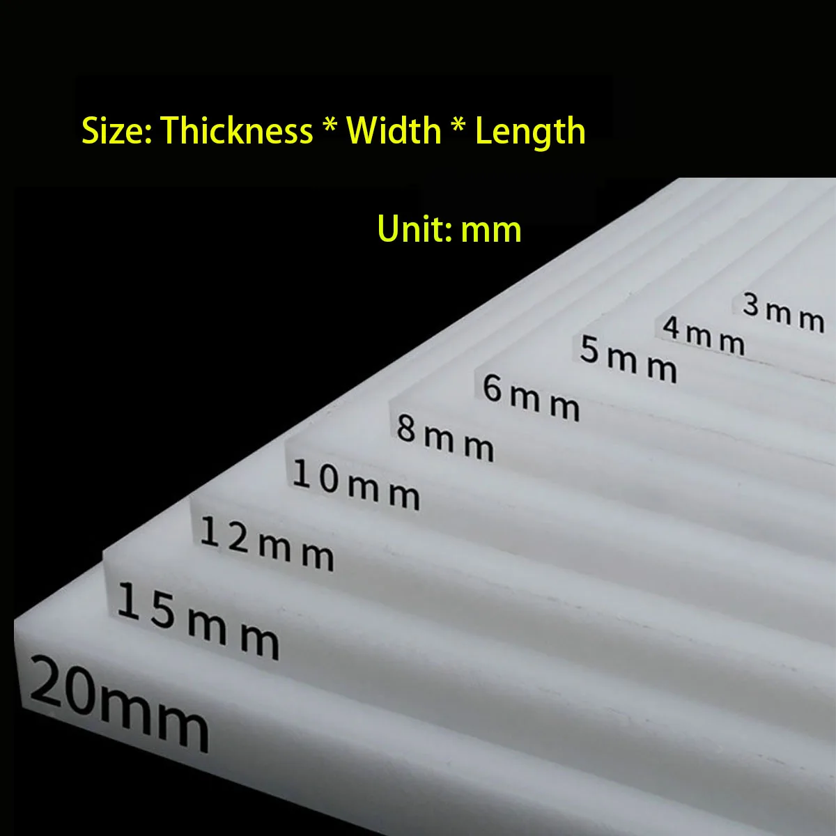 

White Food Grade Plastic Board and Polypropylene Board