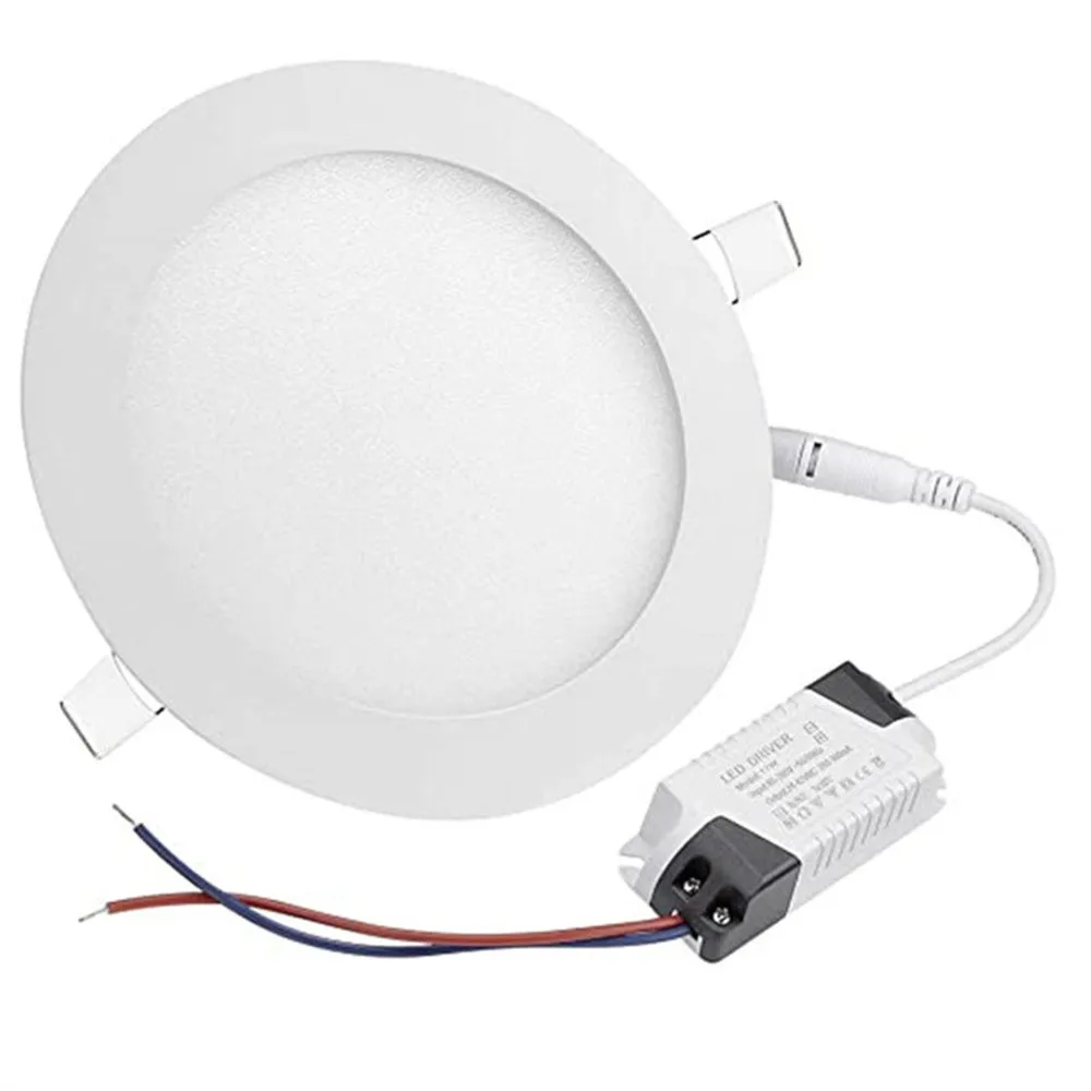 1pcs LED Panel Light Concealed Ceiling Light 15W Household Downlight Flat Light Commercial Ceiling Light AC165-265V