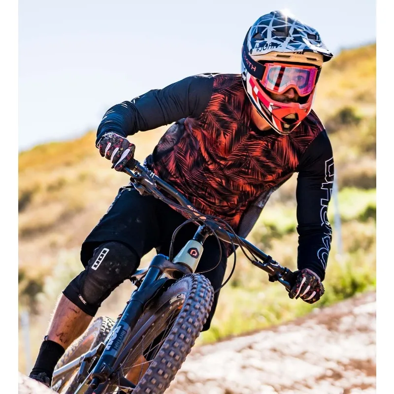 

Быстросохнущий дышащий трикотаж с длинными рукавами, костюм для езды на горном велосипеде и внедорожном мотоцикле, быстросохнущий костюм