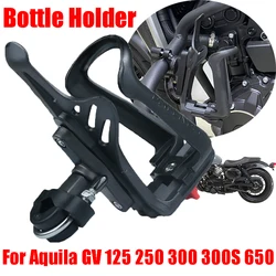 For Hyosung Aquila GV300 GV GV300S GV125 GV650 GV250 Accessories Beverage Water Bottle Support Drink Cup Holder Stand Bracket