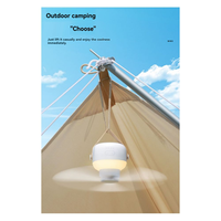 Portable Ceiling Fans 7200mAh Rechargeable LED Electric Fan with Remote Control Home Outdoor Camping Hanging Fan Light