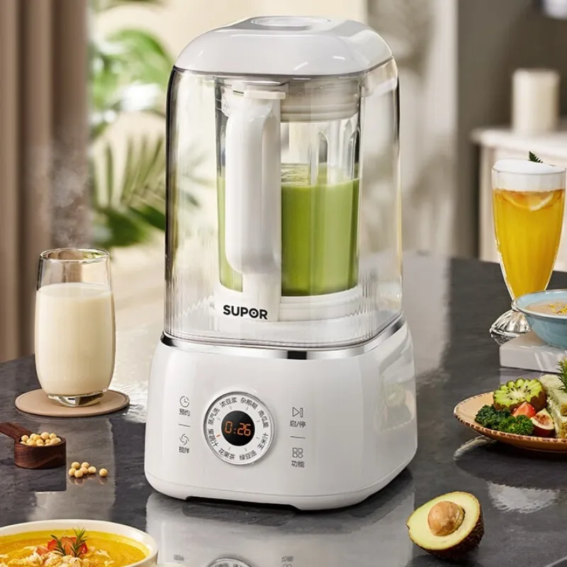 1.5L High-Capacity Blender for Home Use, Multifunctional, Timer, Noise Reduction, Steam Cleaning, Soy Milk Maker, Ice Breaker