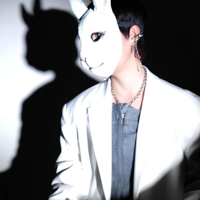 Easter Bunny Whole Face Mystery Masquerade Mask Carnival Halloween Festival Party Prom Aldult decorare Kawaii Bunny Girl Tools