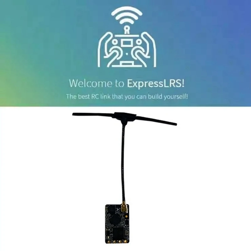 مستقبل تعبير ELRS-Nano مع هوائي من النوع T ، طائرة بدون طيار FPV بتحكم عن بعد مطورة ، كوادكوبتر ، V3.0 ، MW ، Ghz