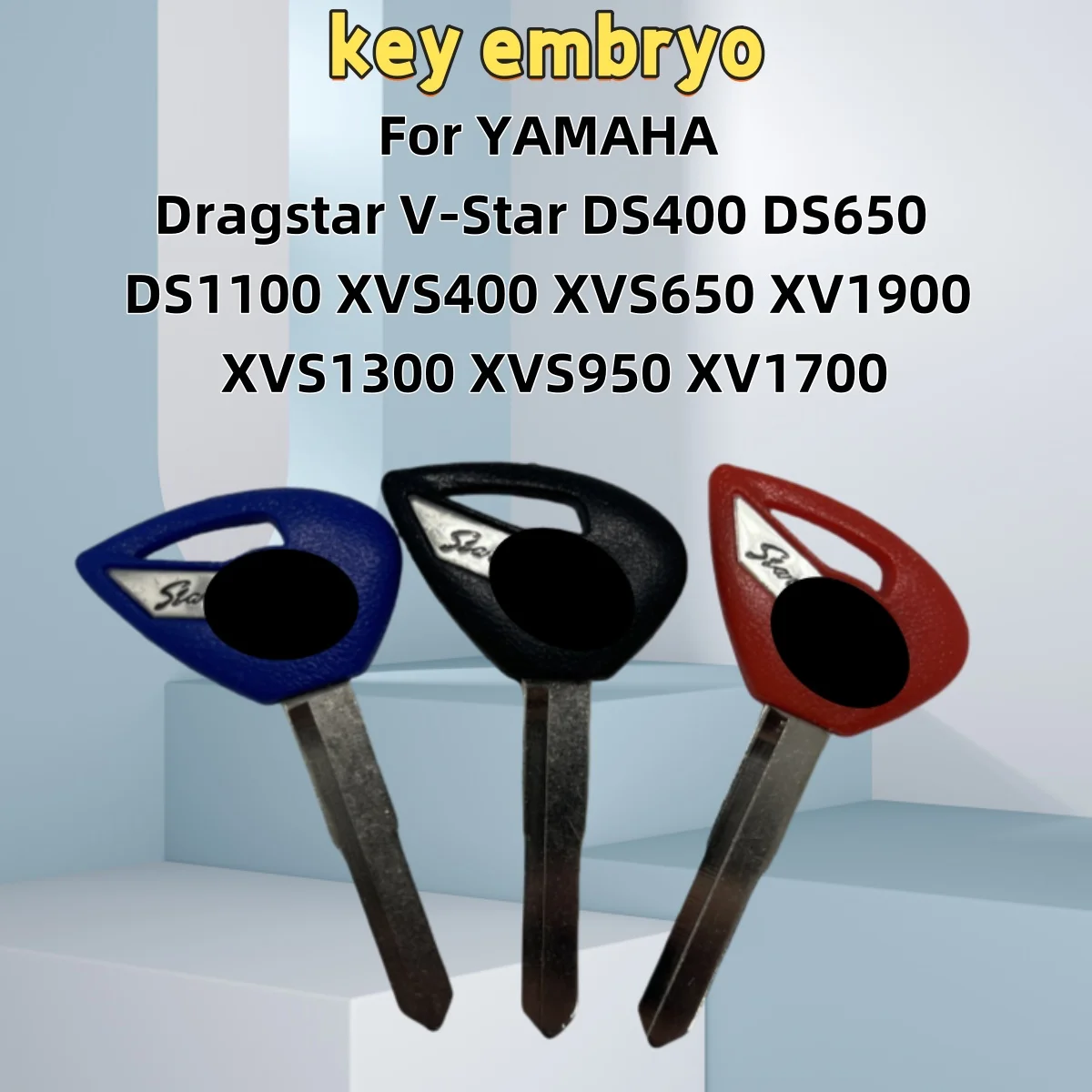 

NEW Blank Key Replace Uncut Keys For YAMAHA Dragstar V-Star DS400 DS650 DS1100 XVS400 XVS650 XV1900 XVS1300 XVS950 XV1700