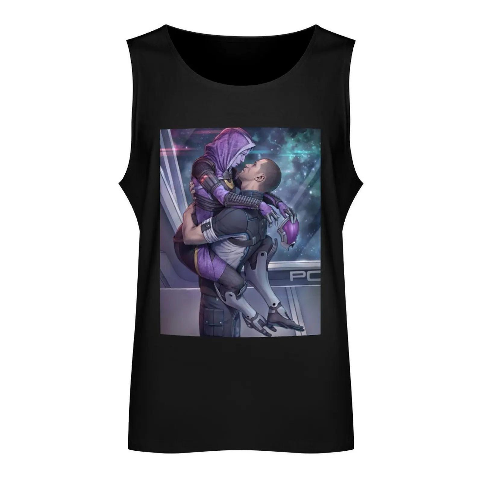 Mass Effect Tank Top summer clothes men 2024 mens clothing summer Man clothes for gym