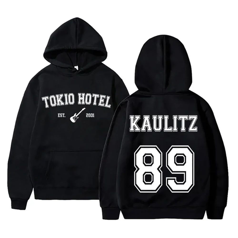 Tokio Hotel Hoodies Rockband Rapper Kaulitz 89 Print Sweatshirts Männer Frauen Hip Hop Streetwear Hoodie übergroße y2k Kleidung