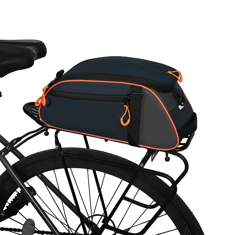 

8L Cycling Back Seat Bag Waterproof Bicycle Saddle Bag Large Capacity Bicycle Tail Bag Bike Storage Pouch for Travel Commute