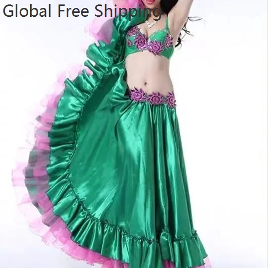 720 gradi Flamenco Danza spagnola Donna Ragazza Apertura Danza Gonna grande Toro Danza del ventre Costume da spettacolo teatrale 2026