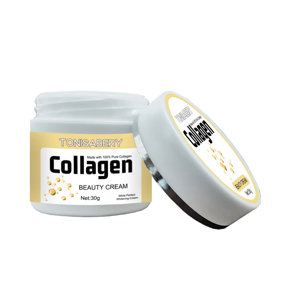 Collagen Anti-Wrinkle Facial Cream Whitening Lighten Fine Lines Face Lifting Tightening Moisturizer Korean Skin Care Products30g