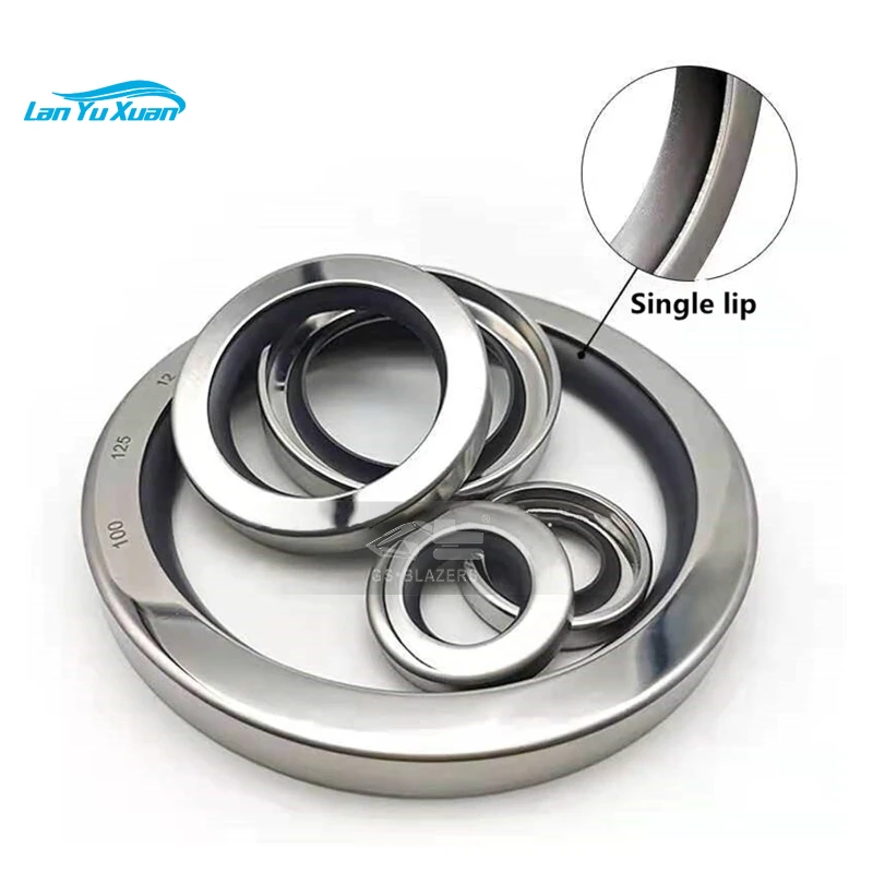 1PC Stainless Steel Shaft Oil Seal 48X60-80X7/8/10/12mm