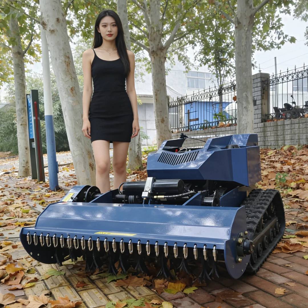 

Customized agricultural lawn mower, wireless remote control lawn mower, slope lawn mower, beautiful customer service online