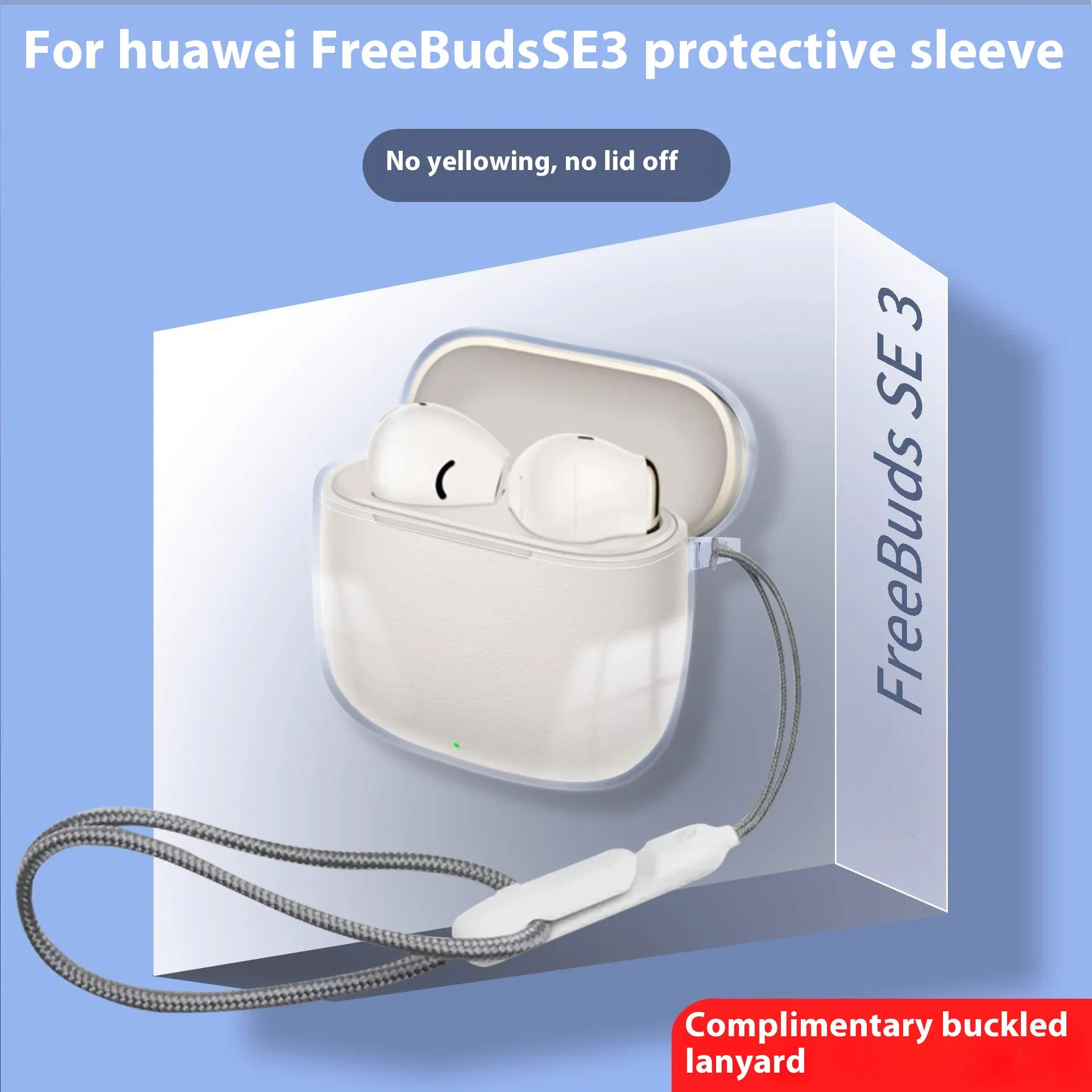 For Huawei FreeBuds SE 3 2 Portable TPU Clear Earphone Case Bluetooth Headphone Crystal Soft Protective Shell