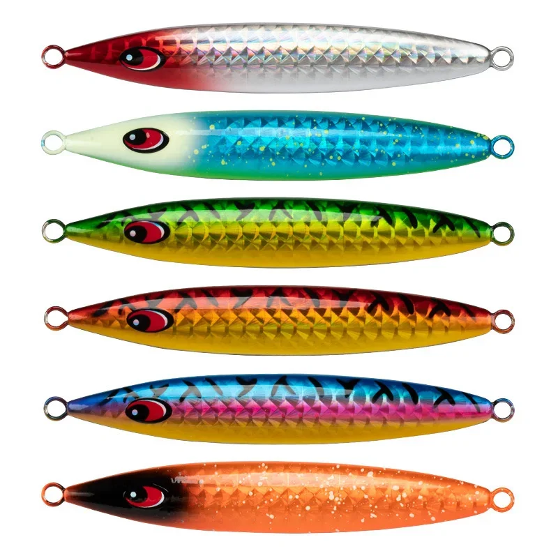 300g/400g/500g/600g Jig Heavy Fishing Bait Deep Sea Slow Shake Large Lure Nightlight Sinking Wobblers Fishing Lures Grouper Tuna