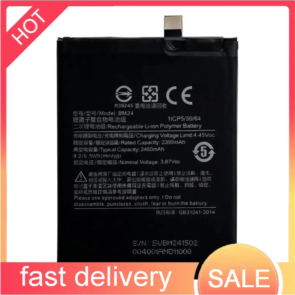 

2460Mah Mobile Phone Battery Reliable Power Supply BM24 For Xiaomi MI Mix Fold 1 1St M2011J18C High-Efficiency