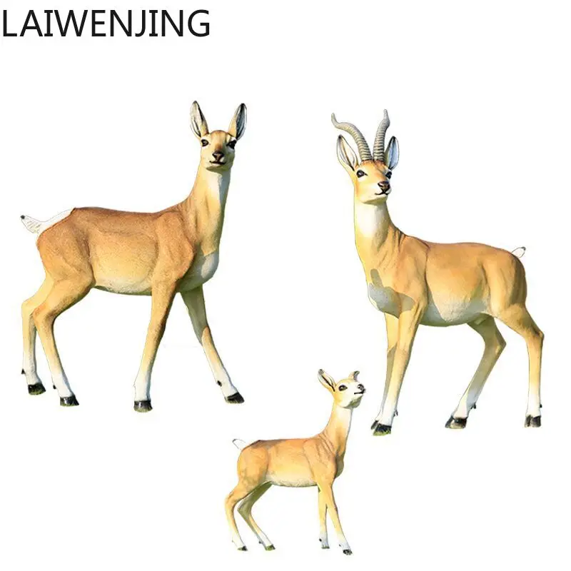 

HLZ Simulated Fiberglass Ornament Outdoor Courtyard Garden Park Decoration Sculpture Model Craft