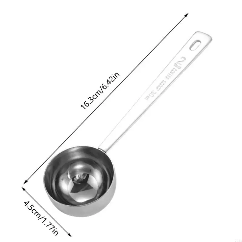 Cuchara medidora práctica 77JA, cuchara medidora moderna, utensilios medidores café elegantes para precisión en cocina