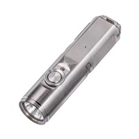 RovyVon Aurora A4 EDC Keychain Flashlight - Upgraded 4th Gen, USB C Rechargeable, Titanium 650 Lumens