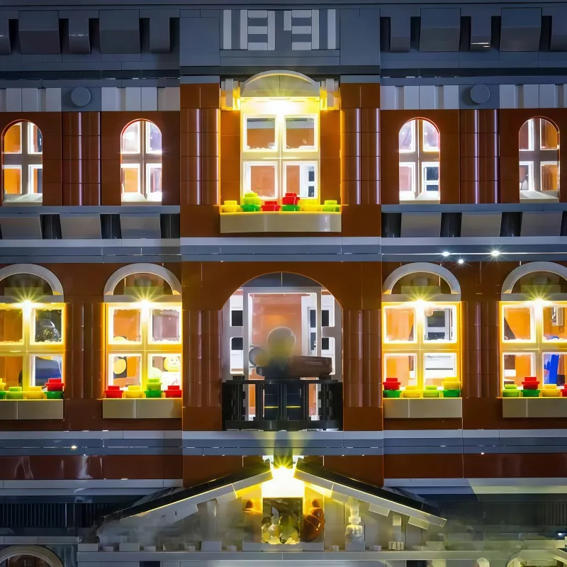 MAXCXT Conjunto de luz LED para LEGO 10224 Town Hall Modular DIY Lâmpada decorativa (não inclui conjunto de blocos de construção Lego)