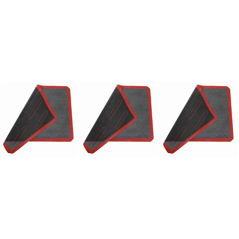 AA81-3X Nonstick Silicone Baking Mat Heat Resistant Oven Sheet Liner Pad Rolling Dough Mat Roast Tool For Cookie/Macaron/Puff
