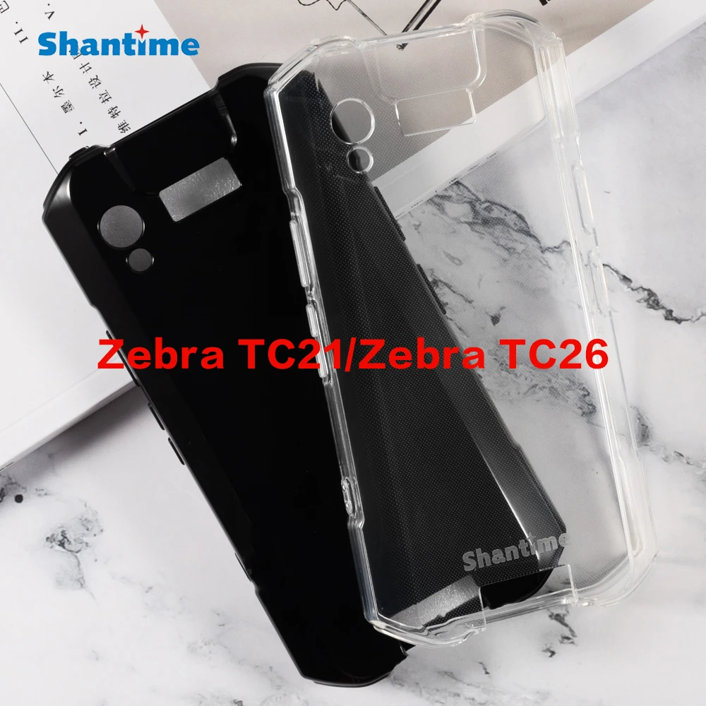 For Zebra TC21 Gel Pudding Silicone Phone Protective Back Shell For Zebra TC26 Soft TPU Case