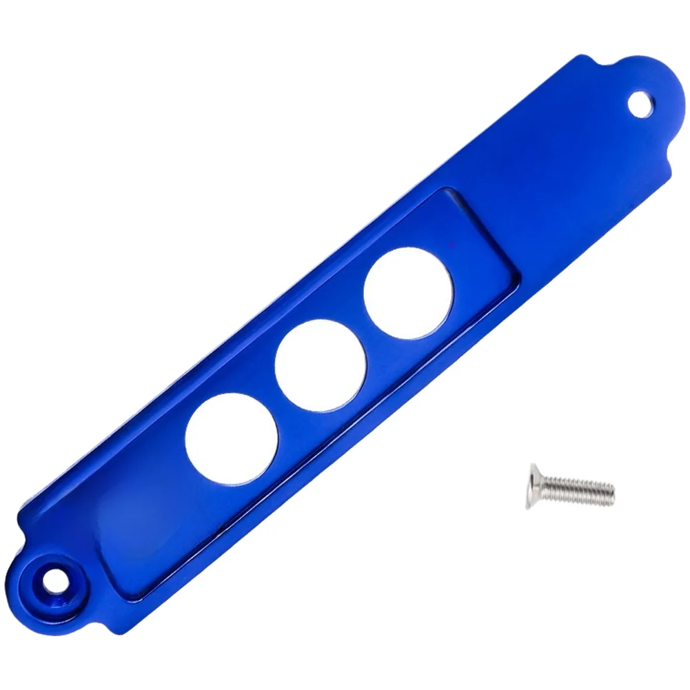 Car Battery Mount Clamp Aluminum Alloy 4 Hole Design Compatible with Models 2002 2006 Ensures Secure Battery Position