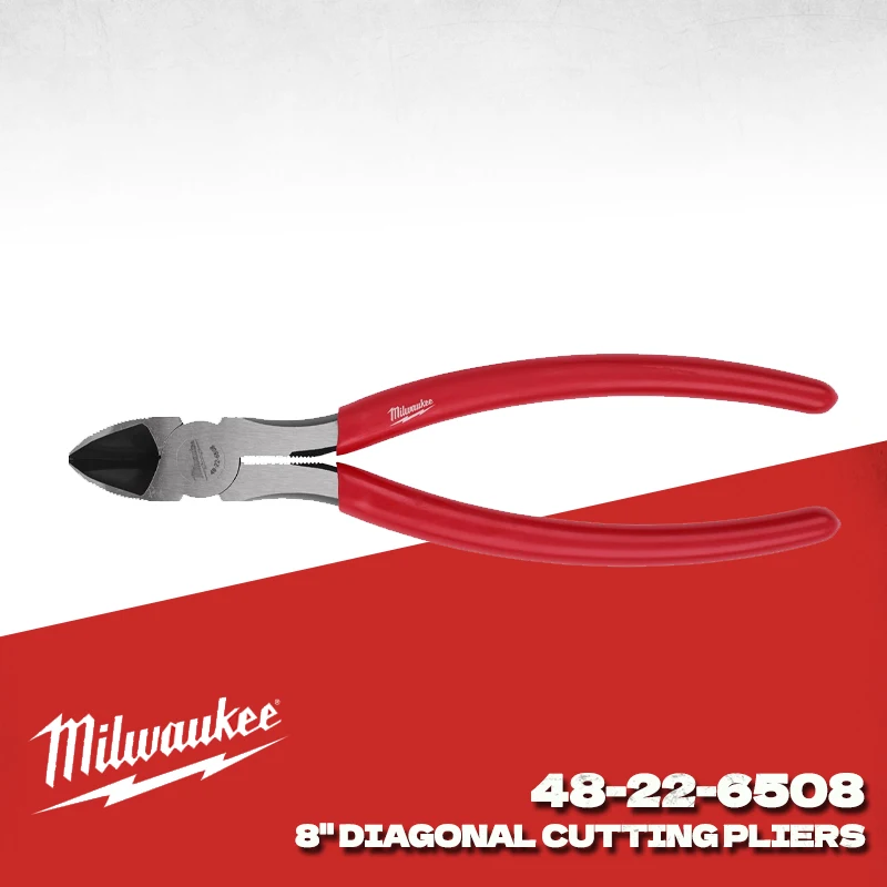 

Milwaukee 48-22-6508 8" Diagonal Cutting Pliers Durable Wire Cutter Milwaukee Hand Tools