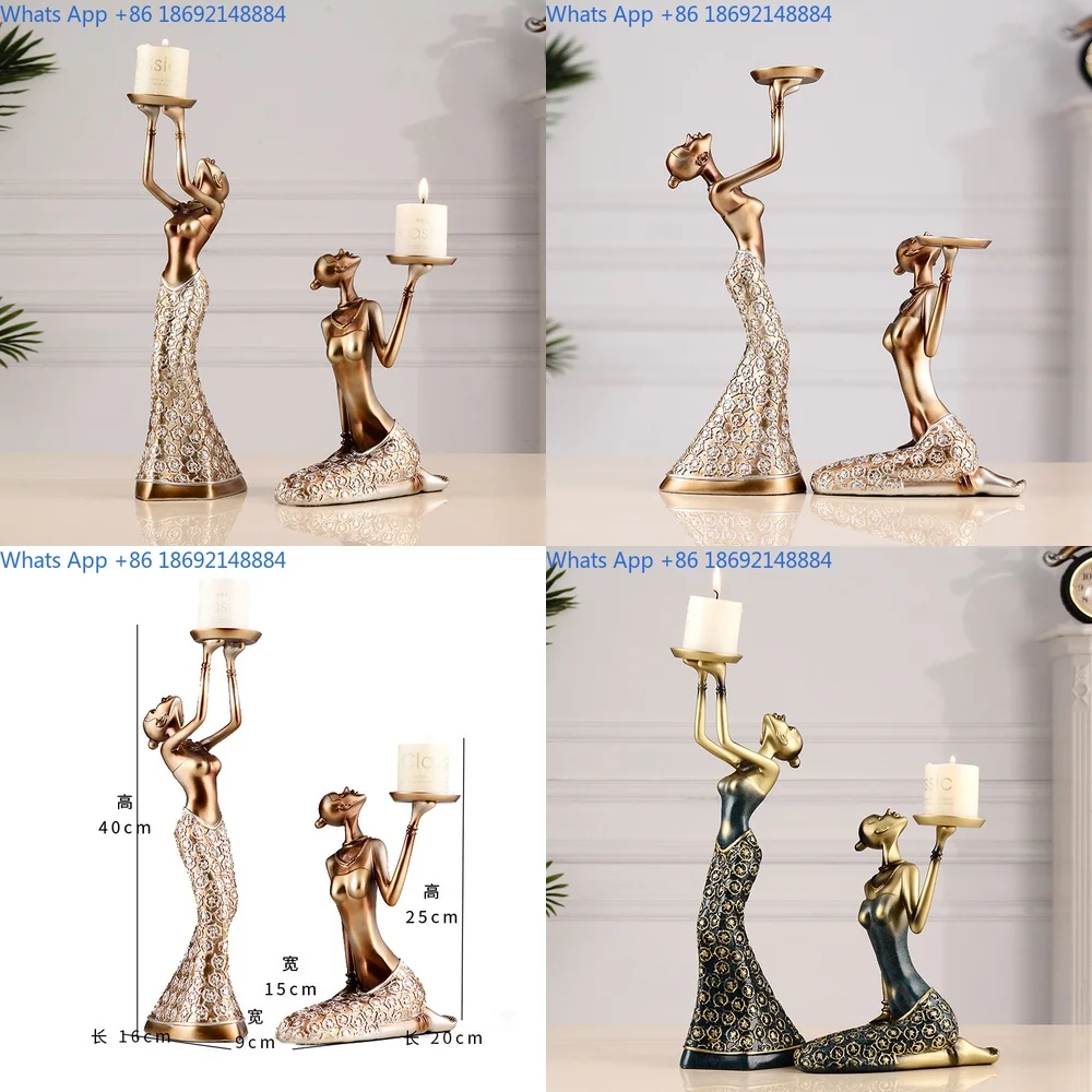 

Elegant Nordic Style Candle Holder Decorative Table Accessory for Dining Room Wedding Party Gift