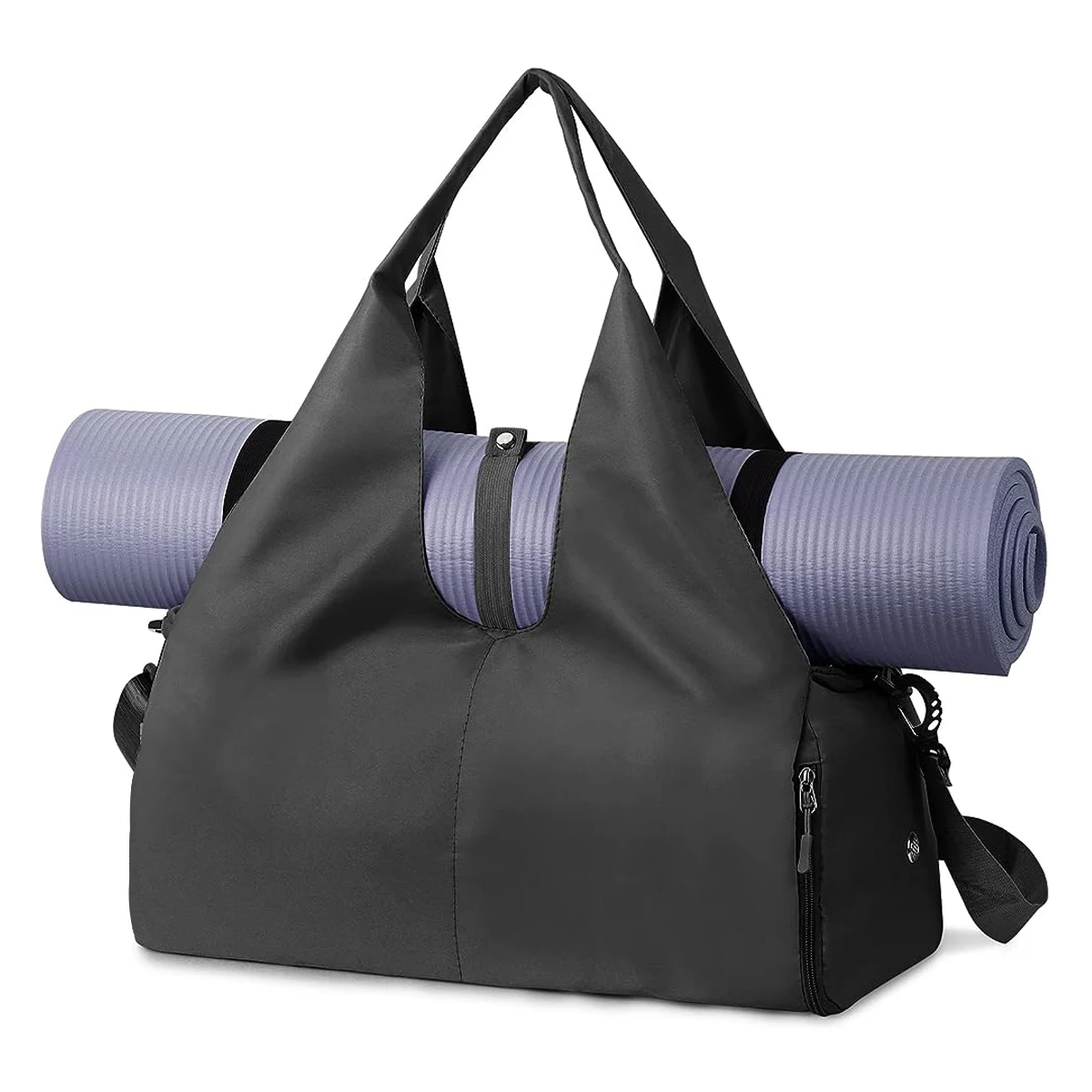 Travel Duffel Bag with Shoes Compartment, Unisex Sports Tote for Gym, Weekend, Overnight