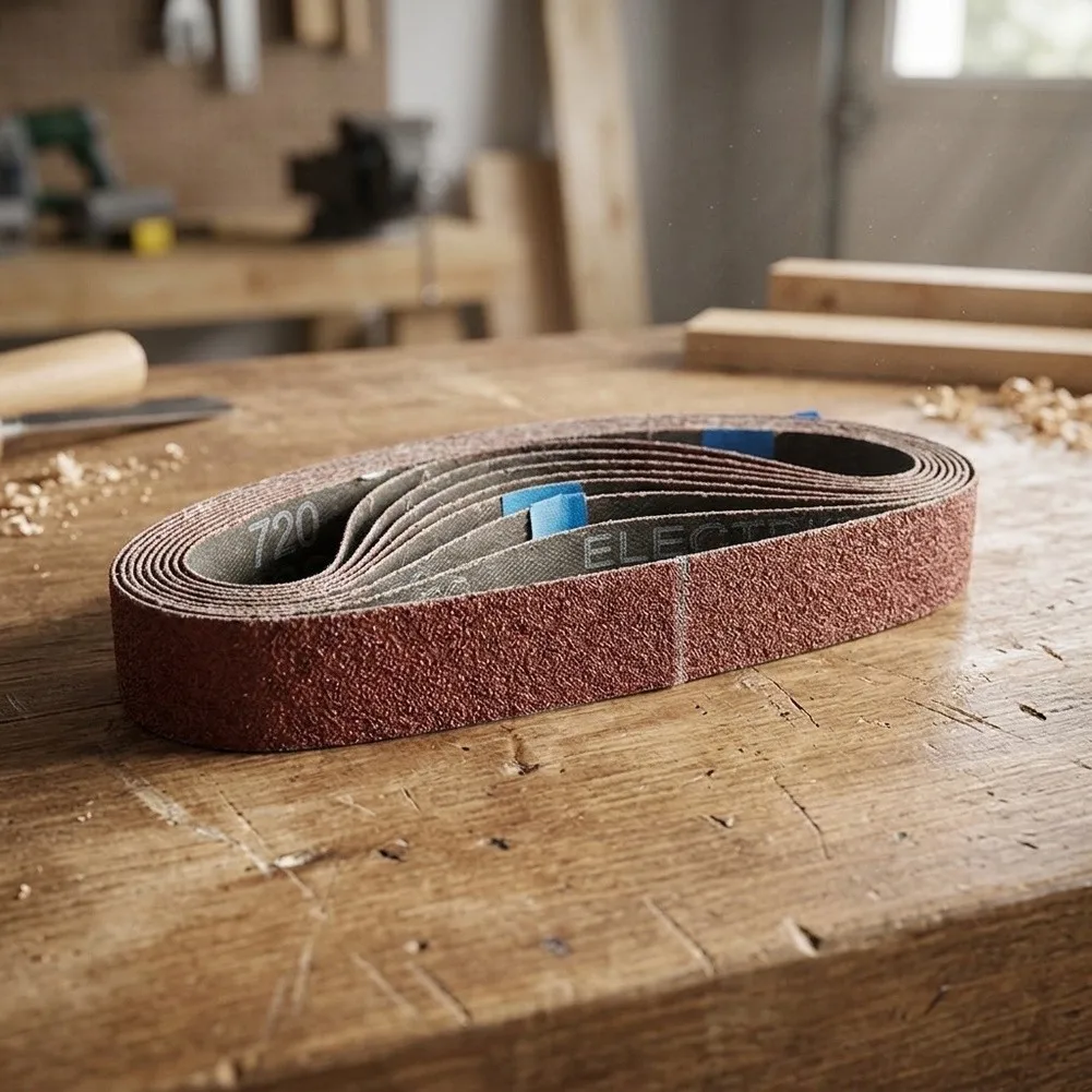 Strips Sanding Belts Buffer Tools Equipement Mm Tool 13 X 457 40/60/80/120/180/240 Grit Accessory Strips Sanding